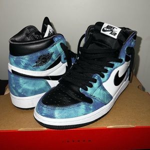 Tie dye Jordan 1s NO BOX